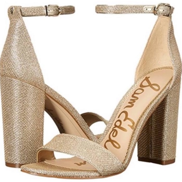 Sam Edelman Shoes - Sam Edelman Gold strappy heels